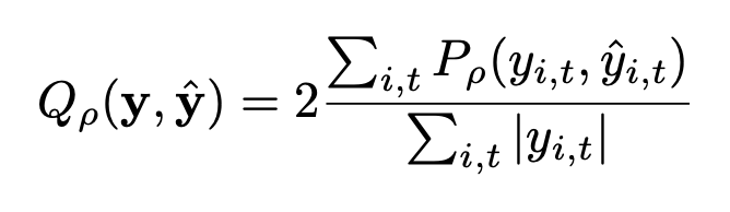 normalized quantile loss(q-risk)