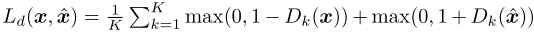 discriminator loss